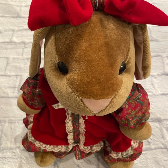Toys”R”Us 1985 rabbit ear production girl bunny rabbit velveteen - Picture 6 of 7